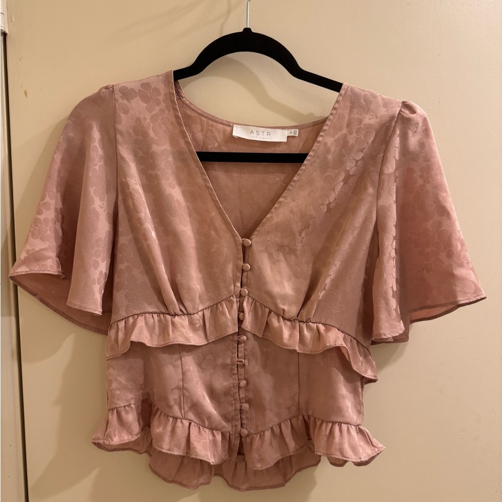 ASTR Pink Top, M, LIKE NEW